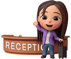 Current customer journey - Check in at reception